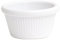 Utopia Tableware Fluted Melamine Ramekins 2oz White - Tough Plastic Sauce Pots… (Pack of 48)