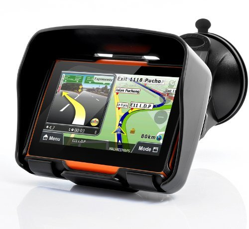 BW® All terräng 4,3 tums motorcykel GPS-navigationssystem 'Rage' – vattentätt, 4 GB internt minne, Bluetooth