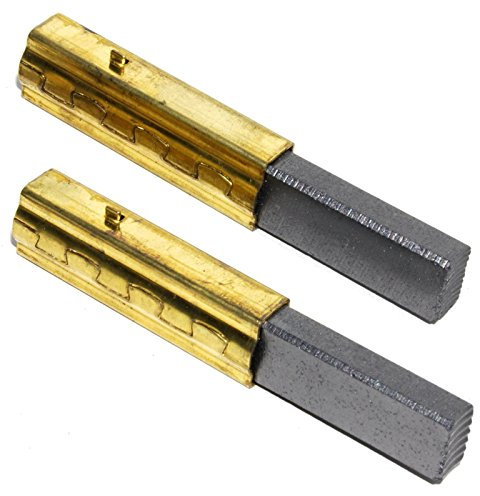 SPARES2GO Motor Carbon Brushes for Numatic George GVE370 Vacuum Cleaner (BL21104 230260 Type, 2 Brush Pair)