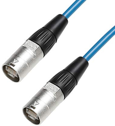 Adam Hall Cables 4 STAR ECON CAT5E 3m - Netzwerkkabel, Cat5e Kabel RJ45 auf RJ45, blau, 3m