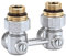 Caleffi Sistema grifo bloque 1/2 'x 3/4' Forma Angular ángulo Radiador Conexión Calefacción, Llave para Radiadores