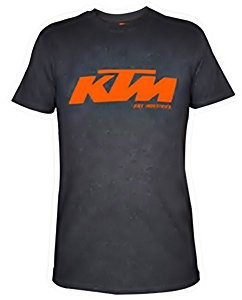 Original KTM T-Shirt - Gr. XXL - Schwarz / Orange - LOGO Print (5-259)