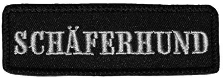 Wechselbarer Patch Aufnäher Klett Schäferhund