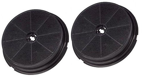 keenberk Aktivkohlefilter D180 für Airlux Dunstabzugshauben - ersetzt Wpro CHF180 (484000008647); Sparset - 2 Stück universell