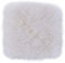 -LUXOR- living Sitzkissen Stuhl Echtfell, Flauschige Sitzauflage, Stuhlkissen, Lammfell Sitzkissen, Fell für Stühle, 34 x 34 cm Weiß, 1 Kissen