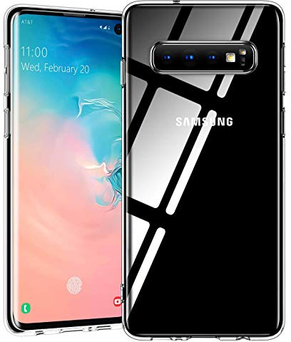 AVANA Hülle für Samsung Galaxy S10 Schutzhülle Silikon Slim Fit Transparent | Durchsichtige Handyhülle, Case, Schutz Klar, TPU Cover, Durchsichtig