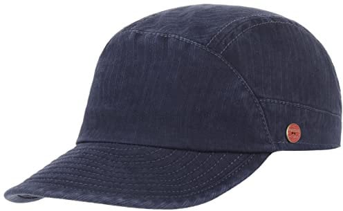 Mayser Marcelo Basecap Fullcap UV-Schutz Made in EU Herren Sommer blau 58 cm