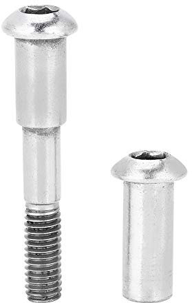 Tornillo De Bloqueo del Eje Ensamblado Tornillo Lugar Plegable Piezas De Repuesto De Perno Fijo para Xiaomi M365 Scooter Eléctrico (Color : Plata)