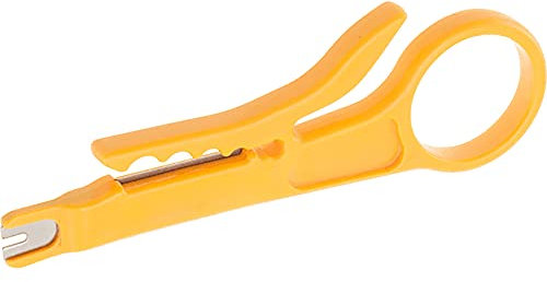 Yellow Wire Stripper IDC Insertion Tool Punch Down UTP Cable Cutter Stripper Tool