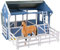 Breyer Horses Freedom Series Deluxe Country Stall & Waschstand mit Freedom Series Pferd | 6-teiliges Scheunen-Spielset | Pferdespielzeug Modell | 1:12 Maßstab Freedom Series Pferdefigur | Modell #61149