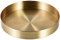 CXtech Decorativa Bandeja de Almcenamiento, Bandeja Redonda Dorada, Bandeja de Metal Acero inoxidable, Organizador Bandeja para Joyas Fruta Maquillaje 22CM