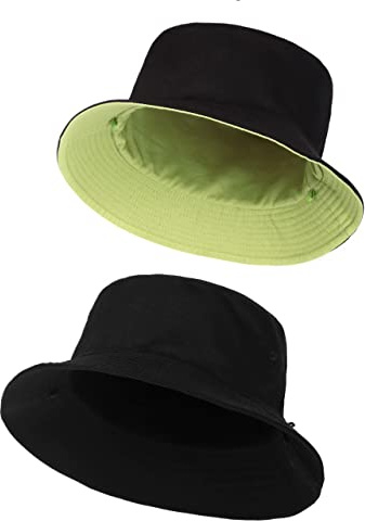 Zylioo L/XL/XX-Large Bucket Sun Hats,Big Reversible Fishing Hats,Double Sided UV Protection Fisherman Hat for Golf Hiking Outdoor