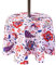 3E Home Tischdecke für den Außenbereich, mit Sonnenschirmloch, spritzwassergeschützt, runde Tischdecke mit Reißverschluss, für Garten, Picknick, Grillparty, 152 cm, Violett