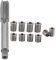 Reparaturset für Zündkerzengewinde Reparaturwerkzeug für Zündkerzengewinde M10X1.0 Schraube + M12X1.0 Gewindebohrer Autozubehör-Hardware-Kit Reparaturwerkzeug für Zündkerzengewinde