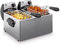 FRITEL friteuse double FR 1355M-DUO - avec zone froide - 2x 3 litres - 2x 2000W
