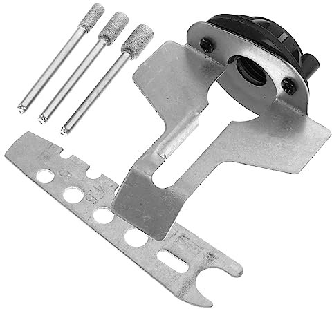 Hohopeti Electric Chainsaw Sharpening Tool Complete Attachment Kit Sharpening Wheels Files