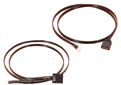 iHaospace 12V 4Pin RGB Kabel für Wraith Prism CPU Lüfter, RGB Synchronisationskabel USB LED Steuerkabel
