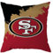 NFL Kissen San Francisco 49ers Football Cushion Brush Pillow Sofakissen 50x50cm