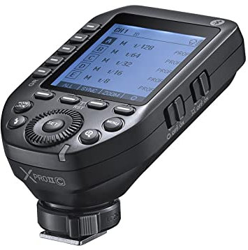 COMETX XPROII-C 2.4G Wireless Blitzauslöser Transmitter TTL Auto Blitz 1/8000s HSS Wide LCD Display 32 Kanäle 16 Gruppen Ersatz für Canon Kameras