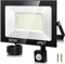 Kakashome 50W Foco LED con Sensor de Movimiento, 5000LM 7000K de Lámpara 72 Cuentas Blanco Frío Proyector LED Exterior, IP67 Impermeable Iluminación de Exterior Seguridad para Jardín, Patio