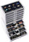 ProCase Acryl Schmuck Organizer Schmuckschatulle für Damen Durchsichtige Schmuckaufbewahrung Schmuckkästchen Schmuckbox mit 10 Schubladen für Ohrringe, Ringe, Armbänder -Schwarz