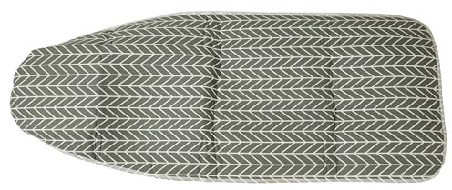 vhbw Ironing Board Cover compatible with Bosch EasyComfort TB 8550 Ironing Board - Grey White