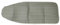 vhbw Ironing Board Cover compatible with Bosch EasyComfort TB 8550 Ironing Board - Grey White