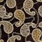 HEKO PANELS Samt Stoff Meterware Dekostoff Bedruckt Möbelstoff Polsterstoff Samtstoff Velvet Polyester Stoffe Zum Nähen Wasserabweisend Royal Paisley Tierfell 140 x 200 cm RDX748