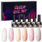 UV Nagellack Set,gel nagellack uv,6 Farben gel nagellack,Gel Für Lampe Soak-Off UV/LED Pink Serie-Box,für Nagelstudio DIY Home-8.5ml