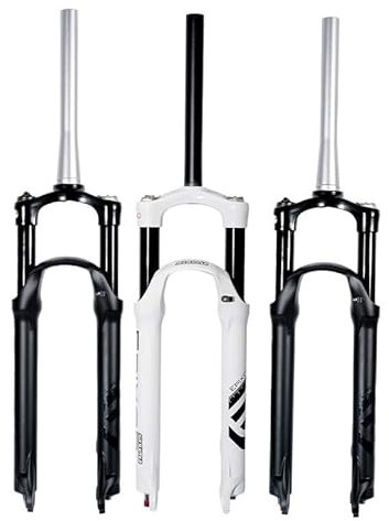 SZRWOPLO Federgabeln MTB Mountainbike Vorderradgabel 26/27.5/29 Zoll Hub 100mm Luftdämpfung Fernfederung Steuerung Fahrradteile MTB Gabeln