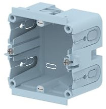 Habengut | Boîte de goulotte 1 Compartiment pour Canal de Parapet 130 x 60 mm – pour unités d'appareils courantes