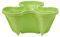 Maceta apilable de varias capas para jardinería vertical, maceta de torre de flores de 5 niveles para fresas, hierbas y huerto en balcón, color verde