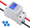 Contador Electrico, Contador de Energía Digital, Medidor de energía monofásico, 230V 5 (80) A Medidor de Energía Riel DIN con Pantalla Digital, Medidor Consumo Inteligente LCD Digital Eelectrico
