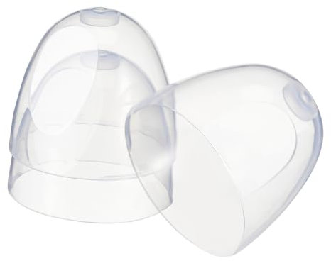3Pcs Clear Bottle Lids Replacement Caps for Wide Mouth Milk Bottles Protective and Leak Feeding Bottle Accessories for Home and Travel Use