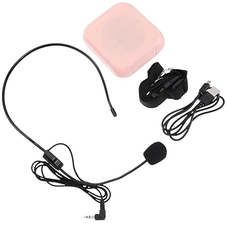 SWOOMEY 1Set Wireless Portable Teacher Amplifier Upgrade Speech Amplifier for Tour Guides Supermarkets Schools Waistband Durable Design
