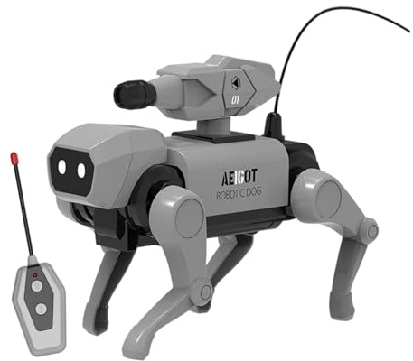 Roboterspielzeug für Hunde – Elektronisches interaktives und programmierbares Hundebegleiter-Set, STEM Lerngerät | Junge Mädchen Schlafzimmer Hof Klassenzimmer Krippe M