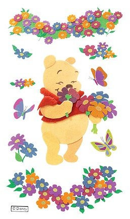 Disney 3d Stkr Pooh/Flowers by Jolee's Disney