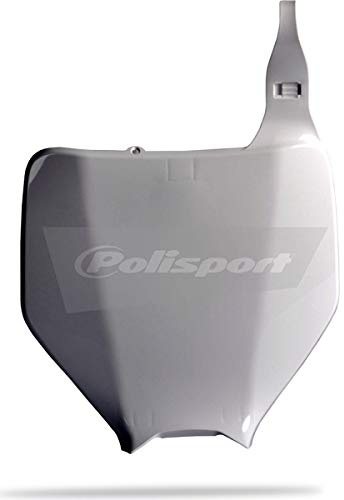 Polisport Suzuki RMZ250 - Modelles 2010-18 - Kawasaki KX125,KX250-2010-18 - KX250F - 2010-18 - KX450F - 2010-18 - Startnummerntafel Vorne Weiß