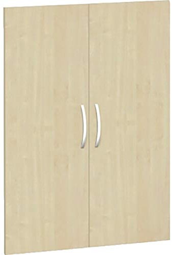Gera Möbel S-383700-AH Flügeltürensatz Mailand 3 OH für Korpusbreite 80 cm, ahorn