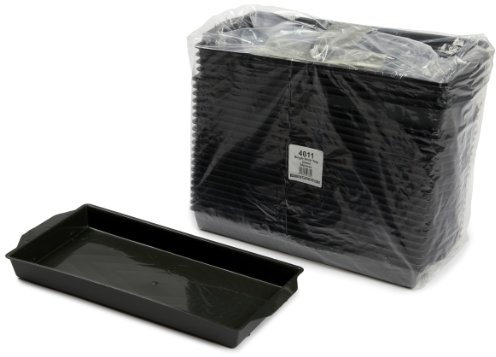 Oasis Lot de 25 soucoupes en Plastique pour aménagements Floraux Vert