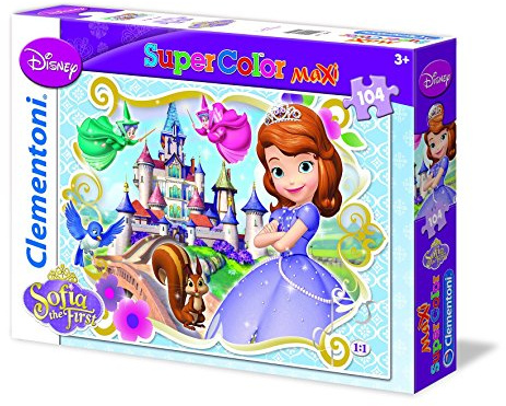 Clementoni 23651.0 - Maxi Puzzle - Ready to be a Prinzessin Sofia, 104 Teile