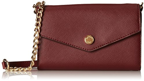 MICHAEL Michael Kors Large Tippi Zip Clutch Black/Optwhite
