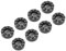 Set of 8 AudioSerenity ISO-9H-23 Speaker Isolation Pads