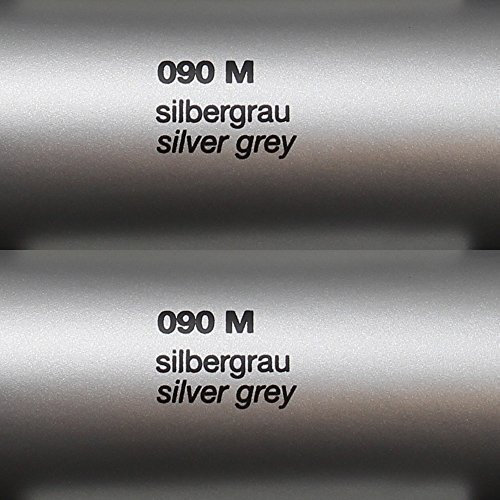 6,03€/m² Rapid Teck® Matt Folie - 090 Silber - Klebefolie - 5m x 63cm - Folie Matt Plotterfolie - Klebefolie selbstklebend - auch als Moebelfolie -Dekofolie