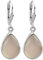 I-be,Rosenquarz Edelstein 10x14 mm Ohrringe Tropfen 925 Silber, Länge 3,3 cm im Geschenketui, 395314 g KB