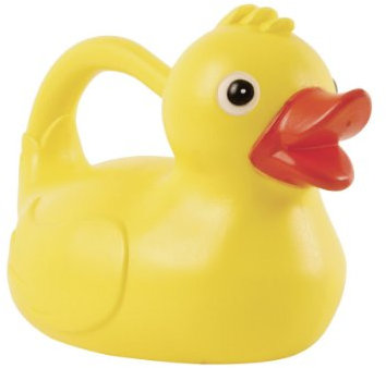 Esschert Design Gießkanne Ente in gelb, Blumengießer, Wasserkanne, Blumenkanne in Entenform, Maße 25,5 x 15 x 17 cm