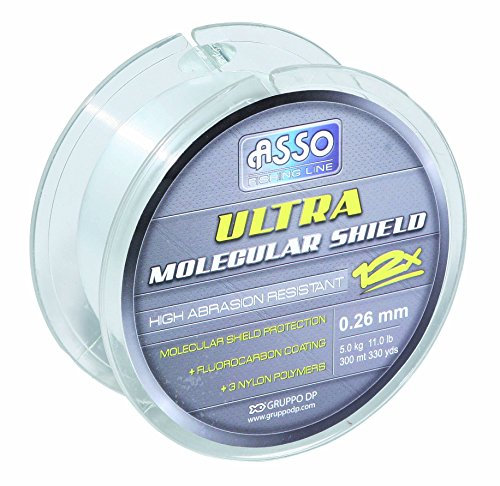 ASSO Ultra Molecular Shield monofile Schnur 300m, Durchmesser:0.37 mm