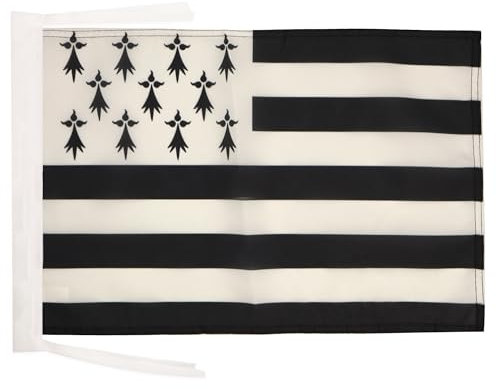 AZ FLAG Drapeau Bretagne Alternatif 45x30cm - PAVILLON Breton - France 30 x 45 cm Haute qualité