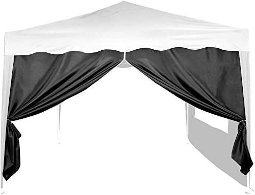 INSTENT Basic Paroi latérale/Partie latérale pour pavillon 3x3m avec fenêtre ou Fermeture éclair, Hydrofuge et Respirant, Choix de Couleurs, pour chapiteau, Tente de réception
