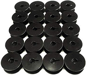 EVERNICE Metallspulen, 20 Stück, Schwarz, für PFAFF 541-546, 551-555, 591-596, 720, 748, 1240-1246, Adler 167, JUKI LS-341, LS-1340-1342, Spulen, Metall